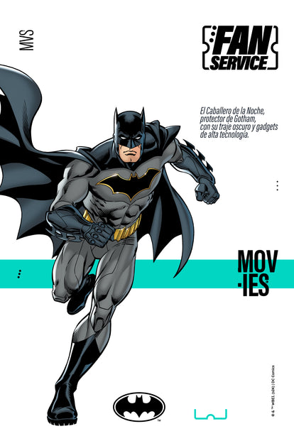  CAMISETA DE BATMAN REGULAR FIT PARA HOMBRE