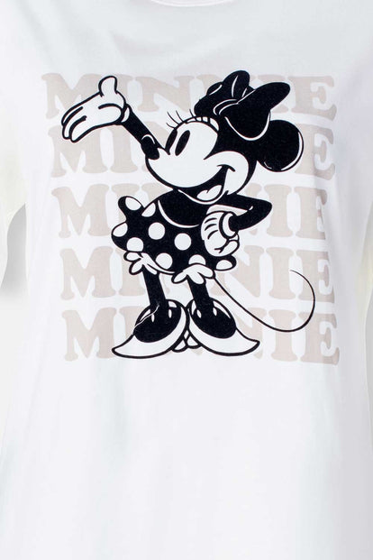  CAMISETA DE MINNIE MOUSE REGULAR FIT PARA MUJER