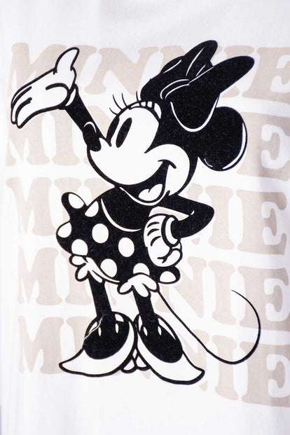  CAMISETA DE MINNIE MOUSE REGULAR FIT PARA MUJER