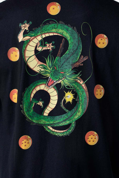  CAMISETA DE DRAGON BALL SUPER MANGA CORTA NEGRA PARA HOMBRE