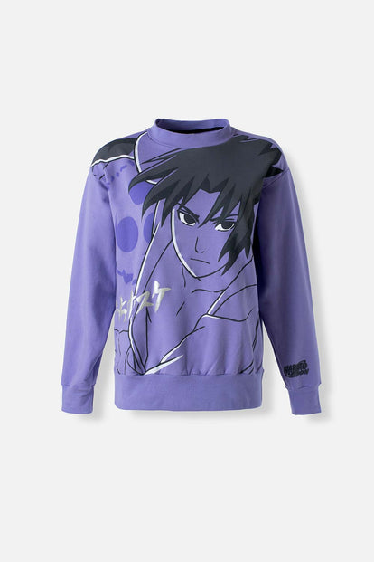  BUZO DE NARUTO LILA CERRADO PARA MUJER