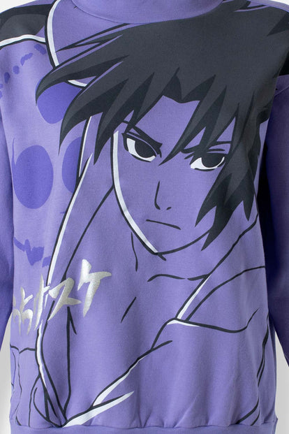  BUZO DE NARUTO LILA CERRADO PARA MUJER