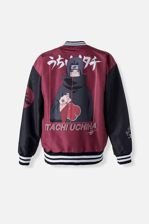 Card slide image -  CHAQUETA DE NARUTO CON CIERRE VINOTINTO PARA HOMBRE