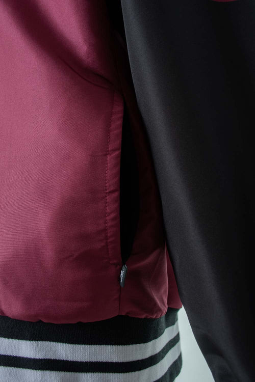 Card slide image -  CHAQUETA DE NARUTO CON CIERRE VINOTINTO PARA HOMBRE