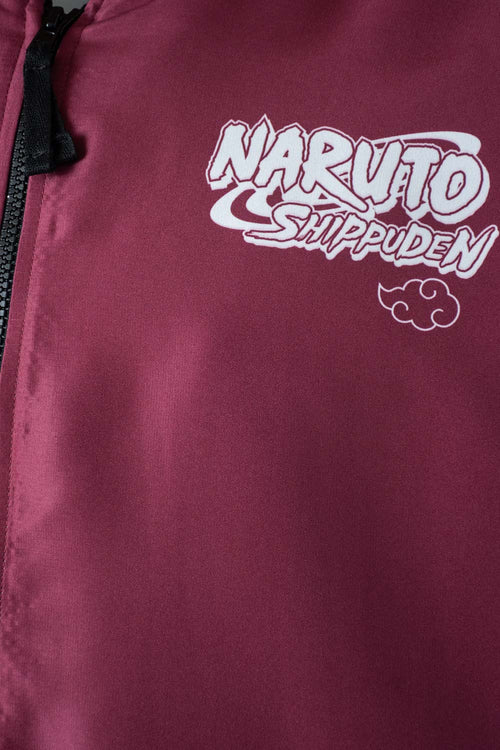 Card slide image -  CHAQUETA DE NARUTO CON CIERRE VINOTINTO PARA HOMBRE