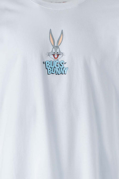  CAMISETA DE LOONEY TUNES MANGA CORTA BLANCA GÉNERO NEUTRO