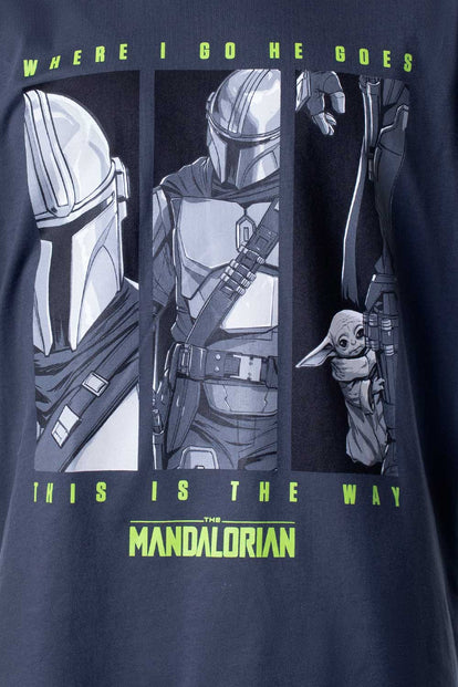  CAMISETA DE MANDALORIAN REGULAR FIT PARA HOMBRE
