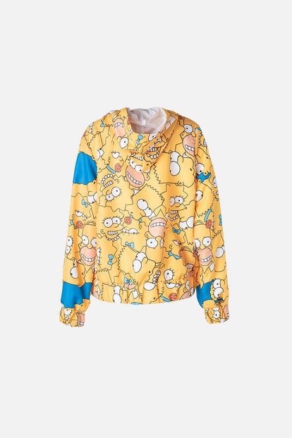  CHAQUETA DE LOS SIMPSON AMARILLA CON CAPUCHA PARA MUJER