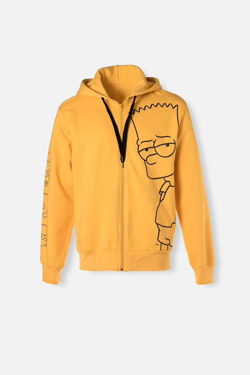 Card slide image -  BUZO DE LOS SIMPSON CON CAPUCHA AMARILLO PARA HOMBRE
