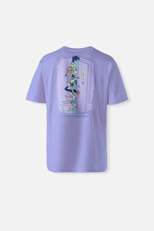 Card slide image -  CAMISETA DE WARNER 100 ESTAMPADA LILA GÉNERO NEUTRO