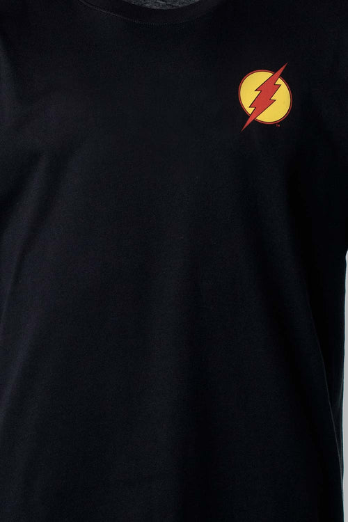 Card slide image -  CAMISETA DE FLASH NEGRA MANGA CORTA PARA HOMBRE