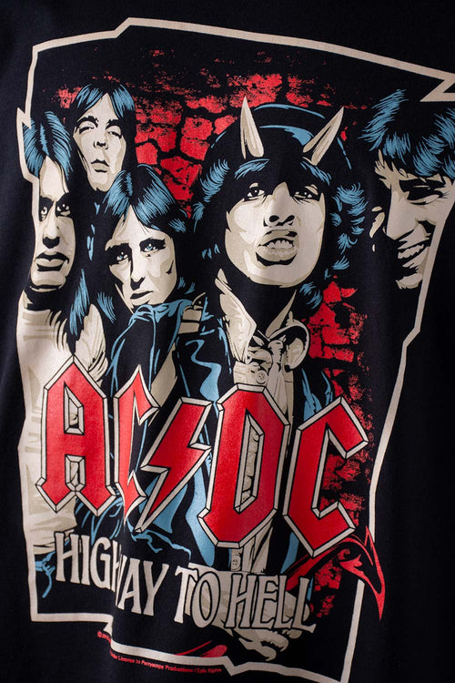 Card slide image -  CAMIBUZO DE AC/DC NEGRO MANGA LARGA PARA HOMBRE