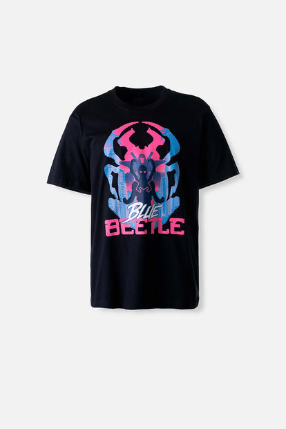  CAMISETA DE BLUE BEETLE REGULAR FIT PARA HOMBRE