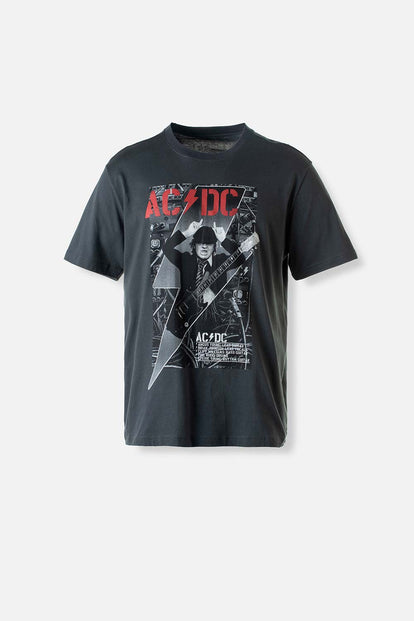  CAMISETA DE AC/DC REGULAR FIT PARA HOMBRE