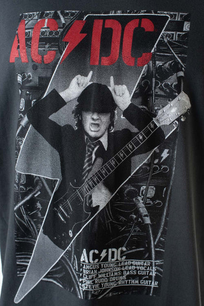  CAMISETA DE AC/DC REGULAR FIT PARA HOMBRE