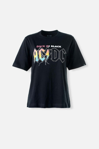  CAMISETA DE AC/DC N REGULAR FIT PARA MUJER