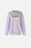 BUZO DE LOS RUGRATS CERRADO LILA PARA MUJER