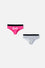 PANTY DUO DE  BARBIE BLANCO Y FUCSIA PARA MUJER