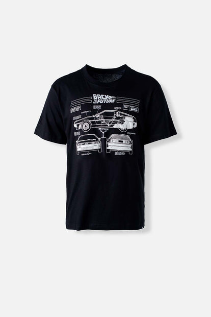 CAMISETA DE BACK TO THE FUTURE REGULAR FIT GENERO NEUTRO