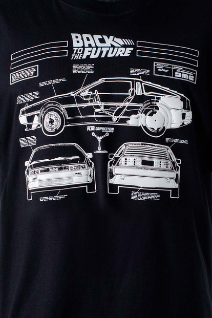  CAMISETA DE BACK TO THE FUTURE REGULAR FIT GENERO NEUTRO