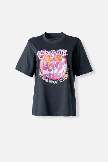  CAMISETA DE AEROSMITH REGULAR FIT PARA MUJER