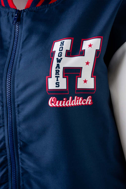  CHAQUETA DE HARRY POTTER CON CIERRE AZUL ROJO Y BLANCO PARA MUJER