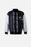 CHAQUETA DE RICK Y MORTY GRIS Y NEGRA ESTAMPADA PARA HOMBRE