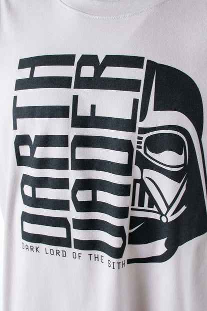  PIJAMA DE STAR WARS MANGA CORTA GRIS/NEGRO PARA HOMBRE
