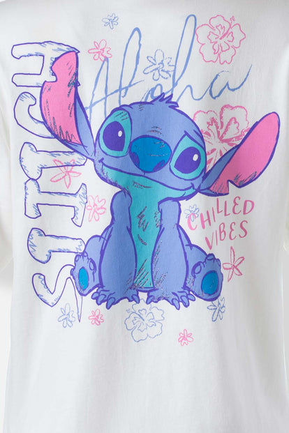  CAMISETA DE STITCH REGULAR FIT PARA MUJER