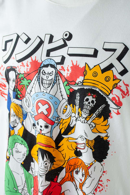  CAMISETA DE ONE PIECE REGULAR FIT PARA HOMBRE
