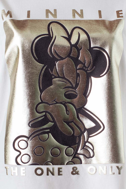  CAMISETA DE MINNIE MOUSE REGULAR FIT PARA MUJER
