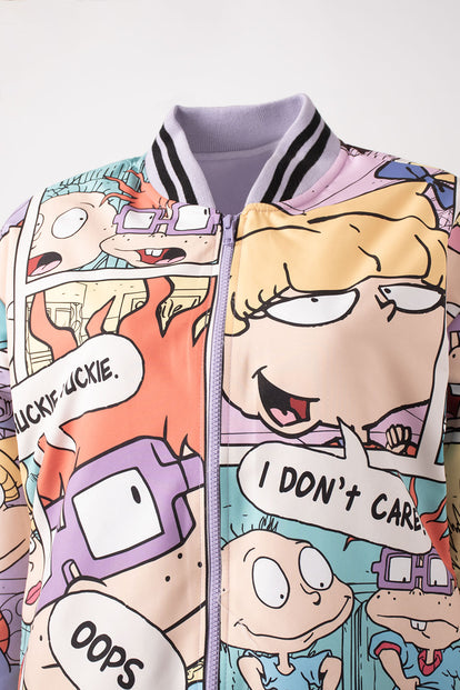  CHAQUETA DE LOS RUGRATS MULTICOLOR IMPERMEABLE PARA MUJER