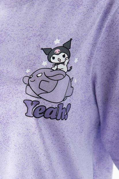  CAMISETA DE KUROMI REGULAR FIT PARA MUJER