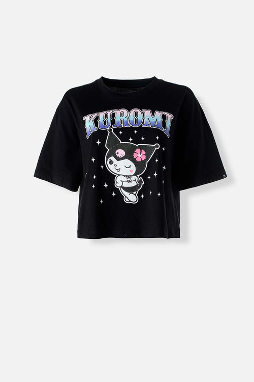 Card slide image -  CAMISETA DE KUROMI BOXY FIT PARA MUJER