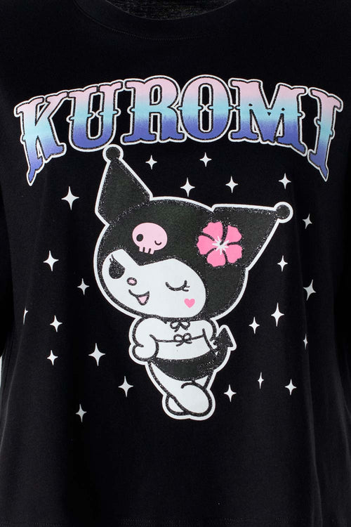 Card slide image -  CAMISETA DE KUROMI BOXY FIT PARA MUJER