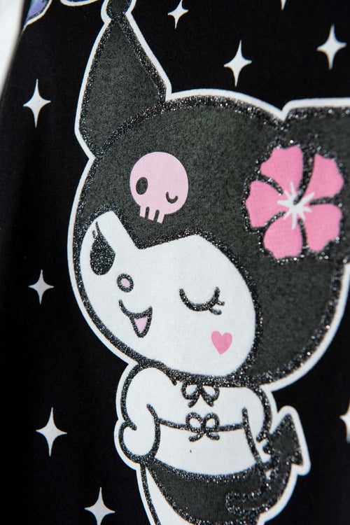 Card slide image -  CAMISETA DE KUROMI BOXY FIT PARA MUJER