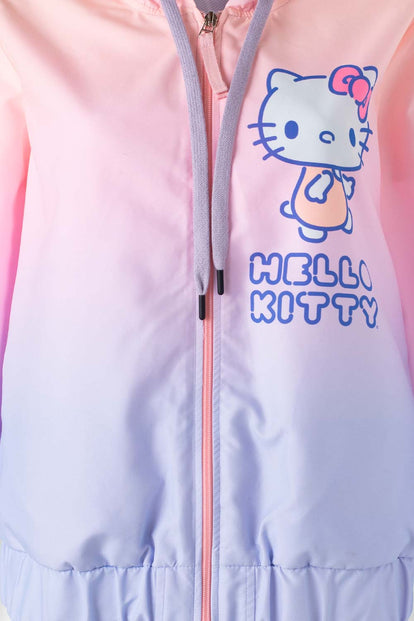  CHAQUETA DE HELLO KITTY MULTICOLOR ESTAMPADA PARA MUJER