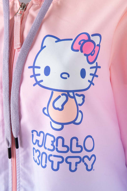  CHAQUETA DE HELLO KITTY MULTICOLOR ESTAMPADA PARA MUJER