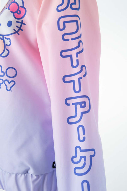  CHAQUETA DE HELLO KITTY MULTICOLOR ESTAMPADA PARA MUJER