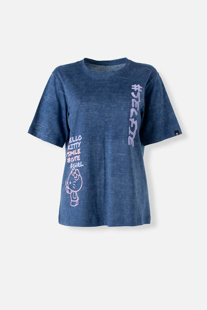  CAMISETA DE HELLO KITTY REGULAR FIT PARA MUJER