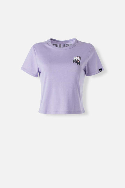  CAMISETA DE HELLO KITTY CROP TOP PARA MUJER