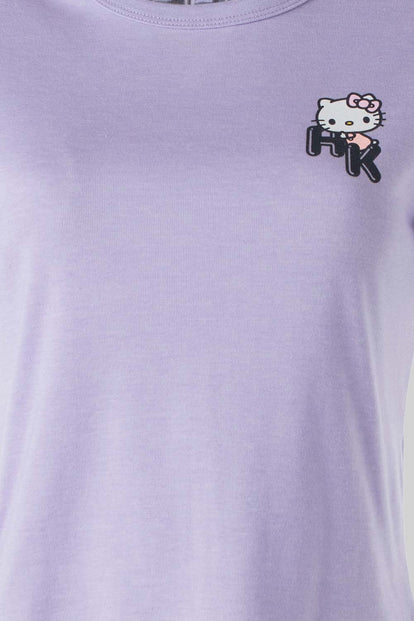  CAMISETA DE HELLO KITTY CROP TOP PARA MUJER