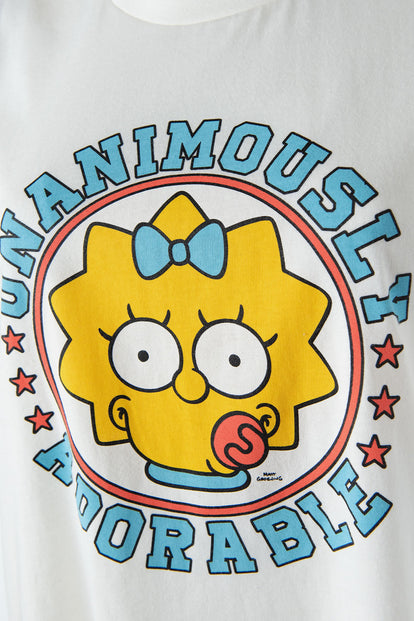  PIJAMA DE LOS SIMPSON BLANCA Y AZUL DE PANTALÓN LARGO PARA MUJER