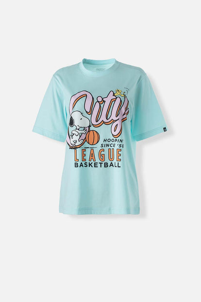  CAMISETA DE SNOOPY REGULAR FIT PARA MUJER