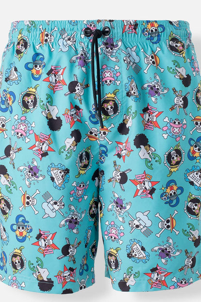  PANTALONETA DE BAÑO DE ONE PIECE CON CORDÓN MULTICOLOR PARA HOMBRE