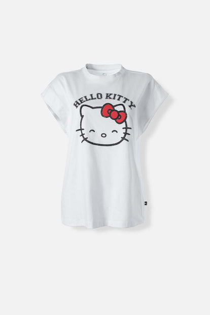  CAMISETA DE HELLO KITTY REGULAR FIT PARA MUJER