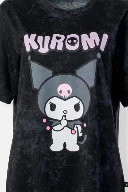  CAMISETA DE MY MELODY & KUROMI REGULAR FIT PARA MUJER