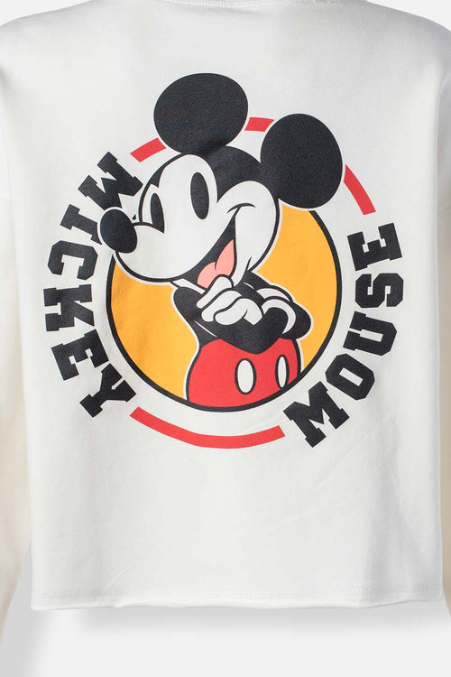 Card slide image -  BUZO DE MICKEY MOUSE MARFIL CERRADO PARA MUJER