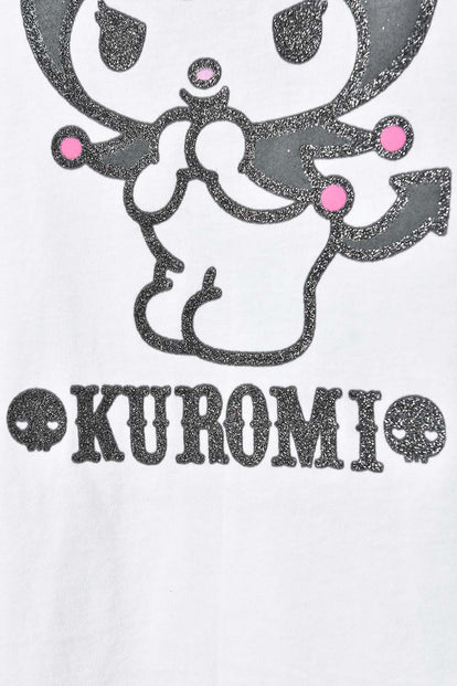  CAMISETA DE MY MELODY & KUROMI SLIM FIT PARA MUJER