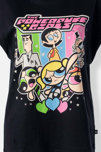  CAMISETA DE LAS CHICAS SUPERPODEROSAS REGULAR FIT  PARA MUJER
